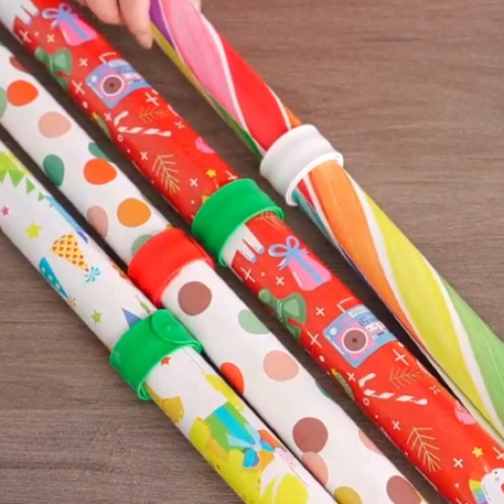 LAST PACK! 6 Gift wrap silicone holders! These are AMAZING!